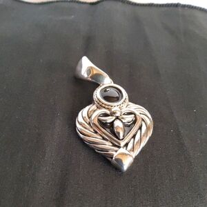 Premier Designs Pendent Silver Heart